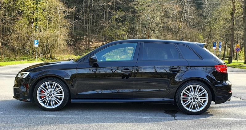 Audi S3 cena 155000 przebieg: 49200, rok produkcji 2018 z Myślenice małe 529